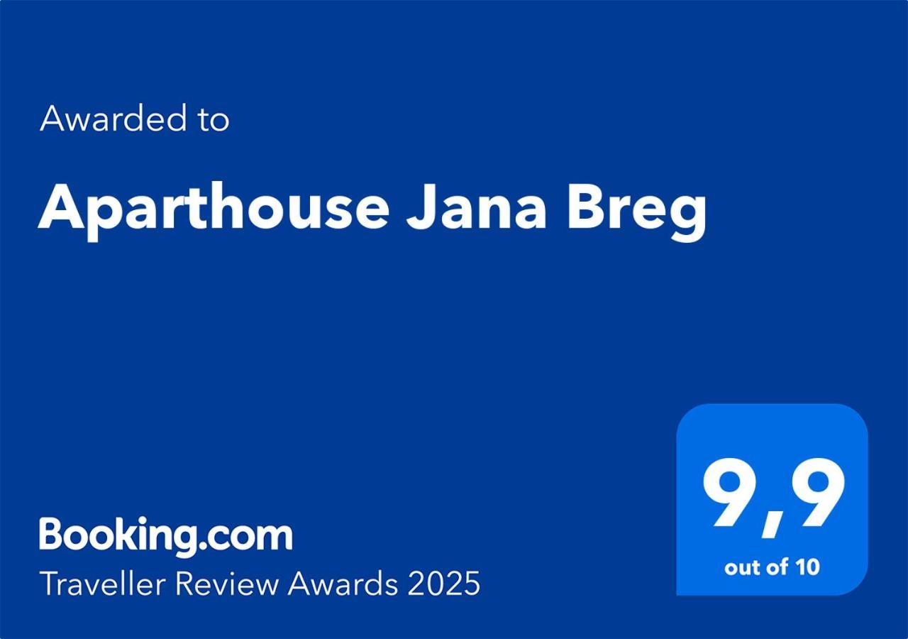 Aparthouse Jana Breg Zirovnica Kültér fotó